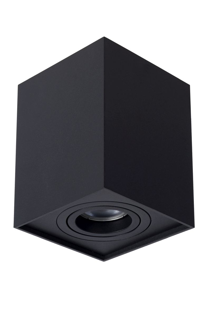 Lucide TUBE - Stropné bodové svietidlo - 1xGU10 - Čierne